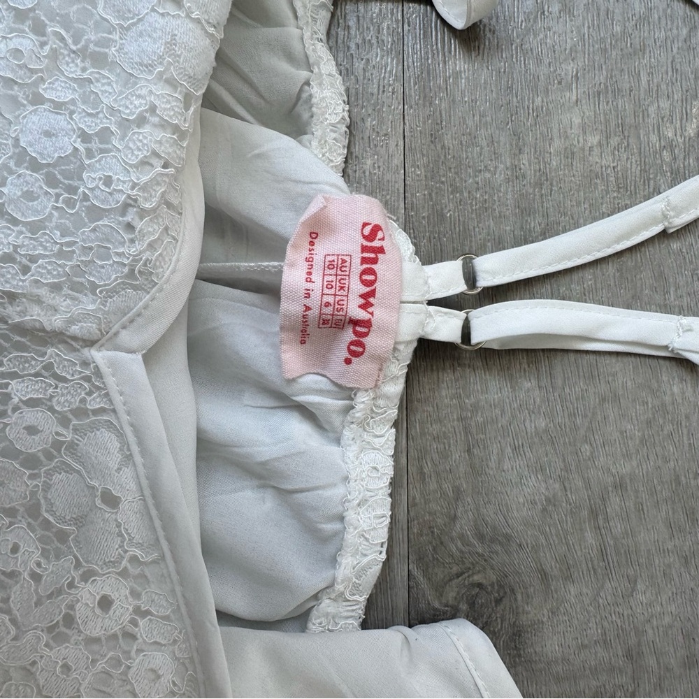 Showpo White Lace Camisole Top - Picture 3 of 4